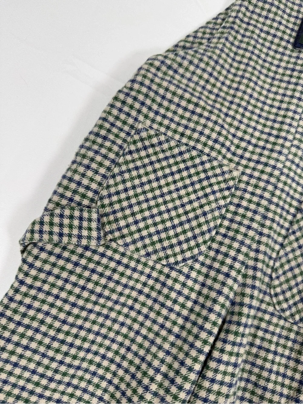 VINTAGE GYMBOREE Boys Plaid Flannel Overalls XS 12-18m 90s Cottagecore Classic